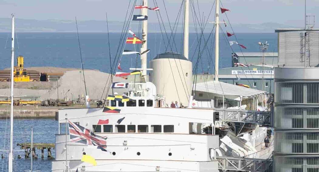 Step aboard the Royal Yacht Britannia and visit the Queen's floating residence