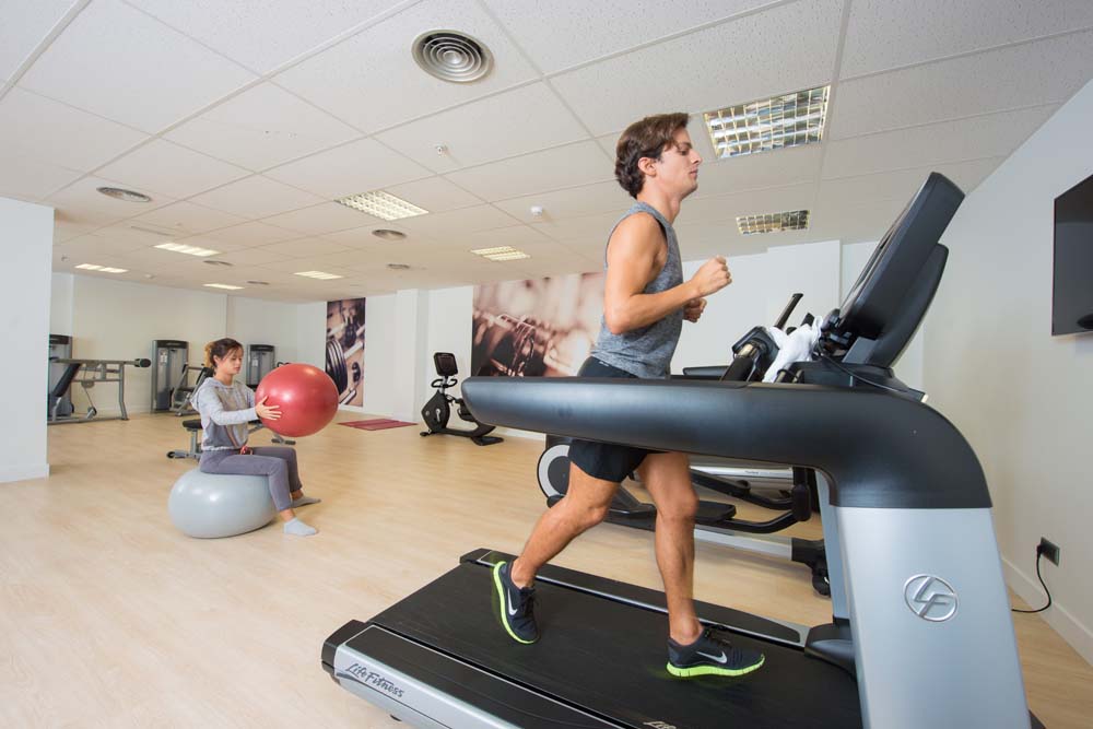 On-site gym at Barcelona apartment for Long Term Rent at Carpi by Fraser in city centre