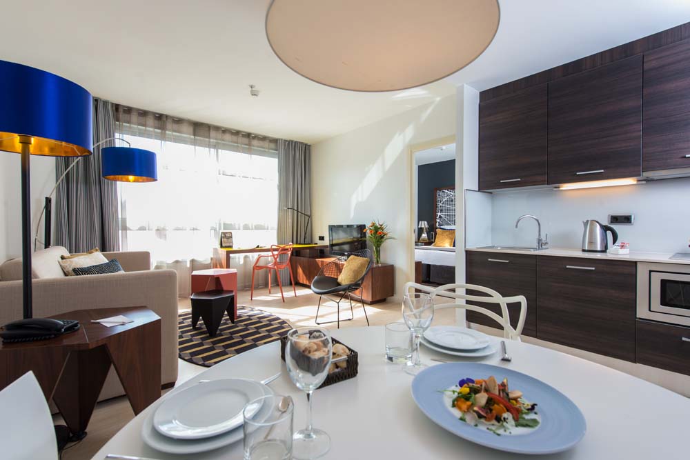 One Bedroom Apartments at Carpi by Fraser, a family hotel in Barcelona