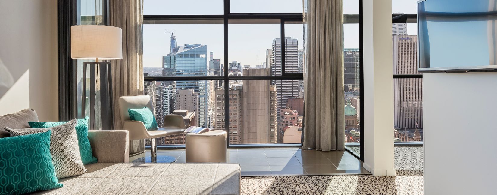 Overview of hotel suites in Fraser Suites Sydney