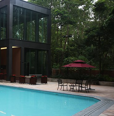 Outdoor Swimming Pool and Gym