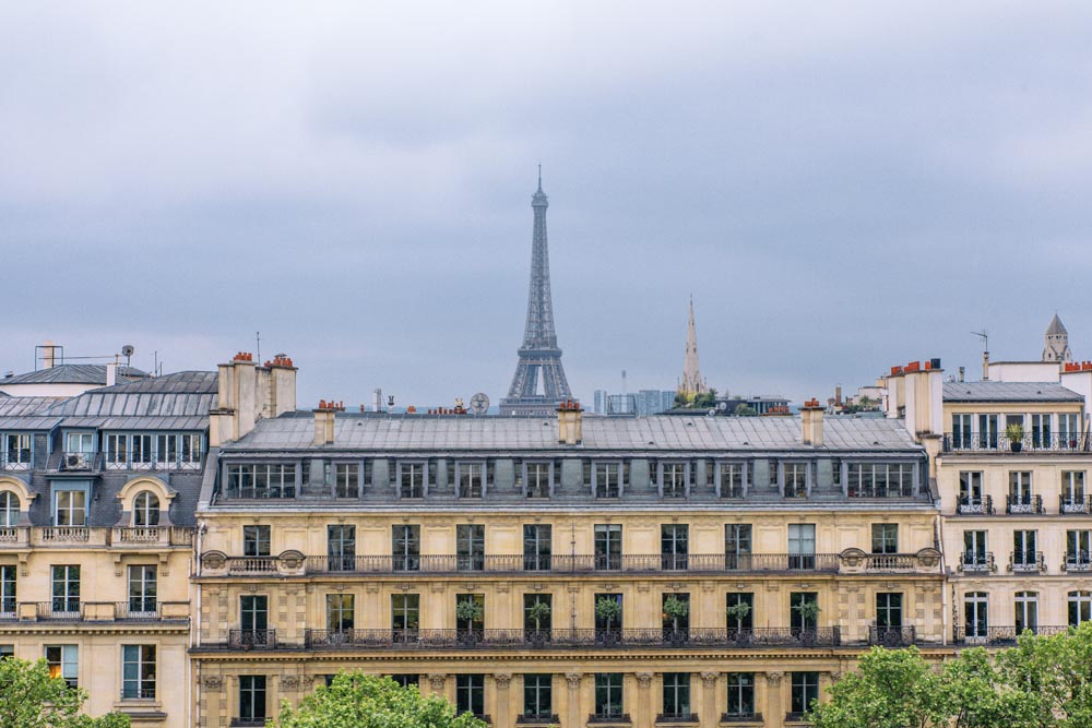 View to Champ-Elysee from 3 Bedroom Apartment, Penthouse in Paris