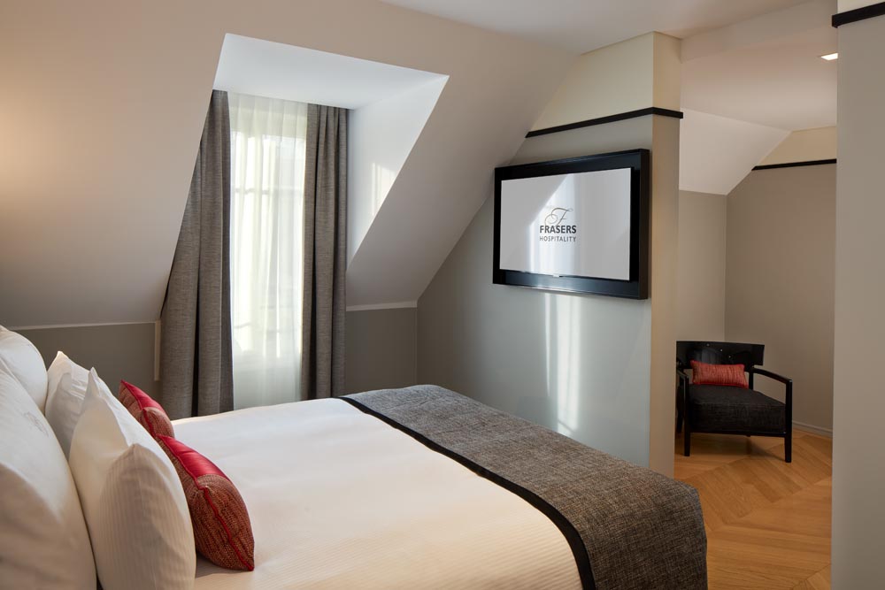 Master Bedroom of 2 Bedroom Premier Suite, Serviced Apartment in Paris