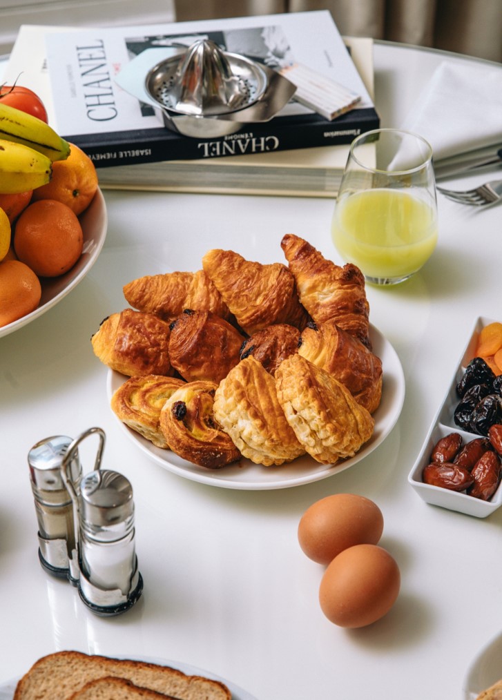 Breakfast at Fraser Suites Le Claridge in Paris