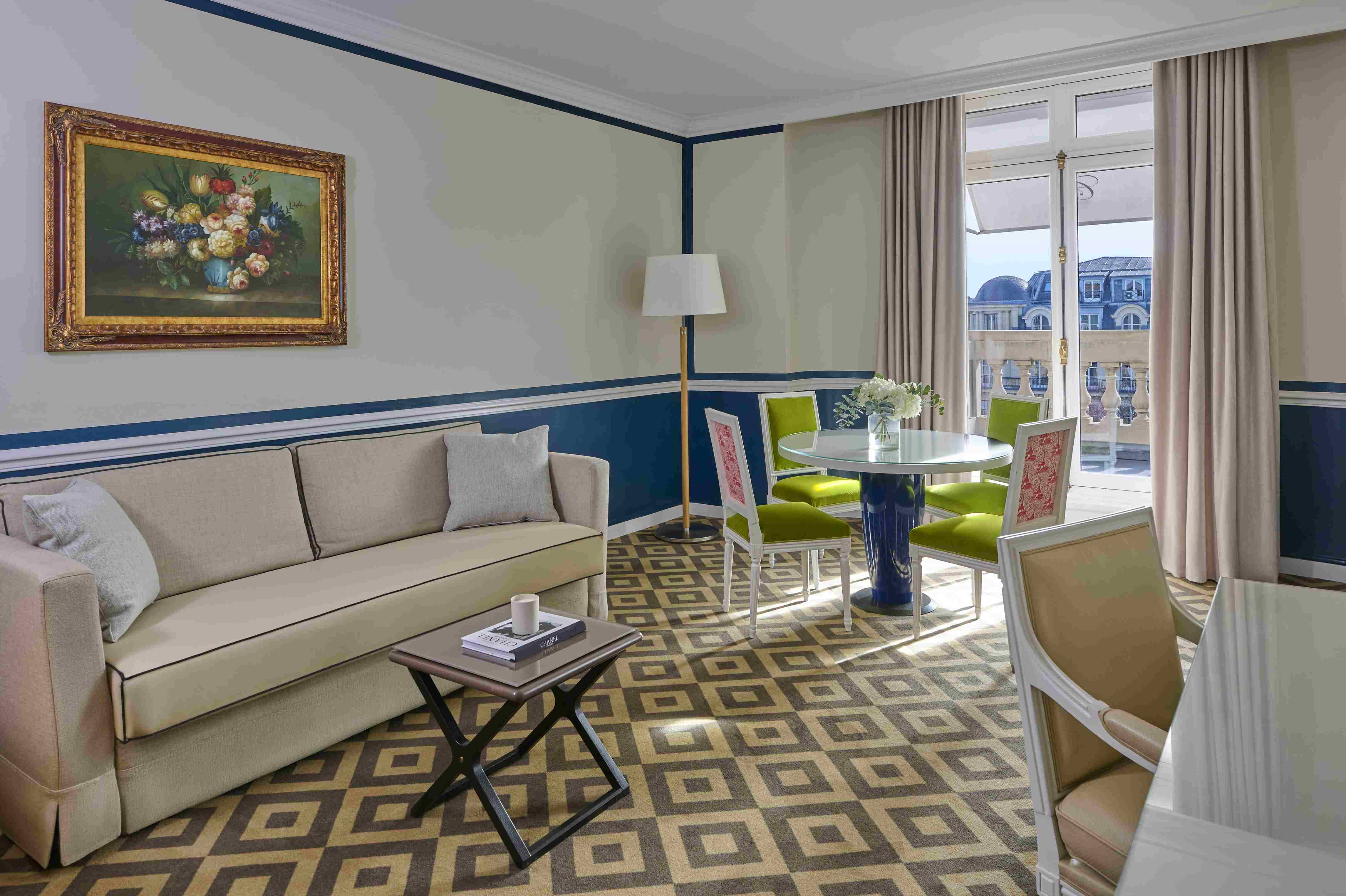 Overview of One Bedroom Executive Suite in Paris with Champs-Elysées View