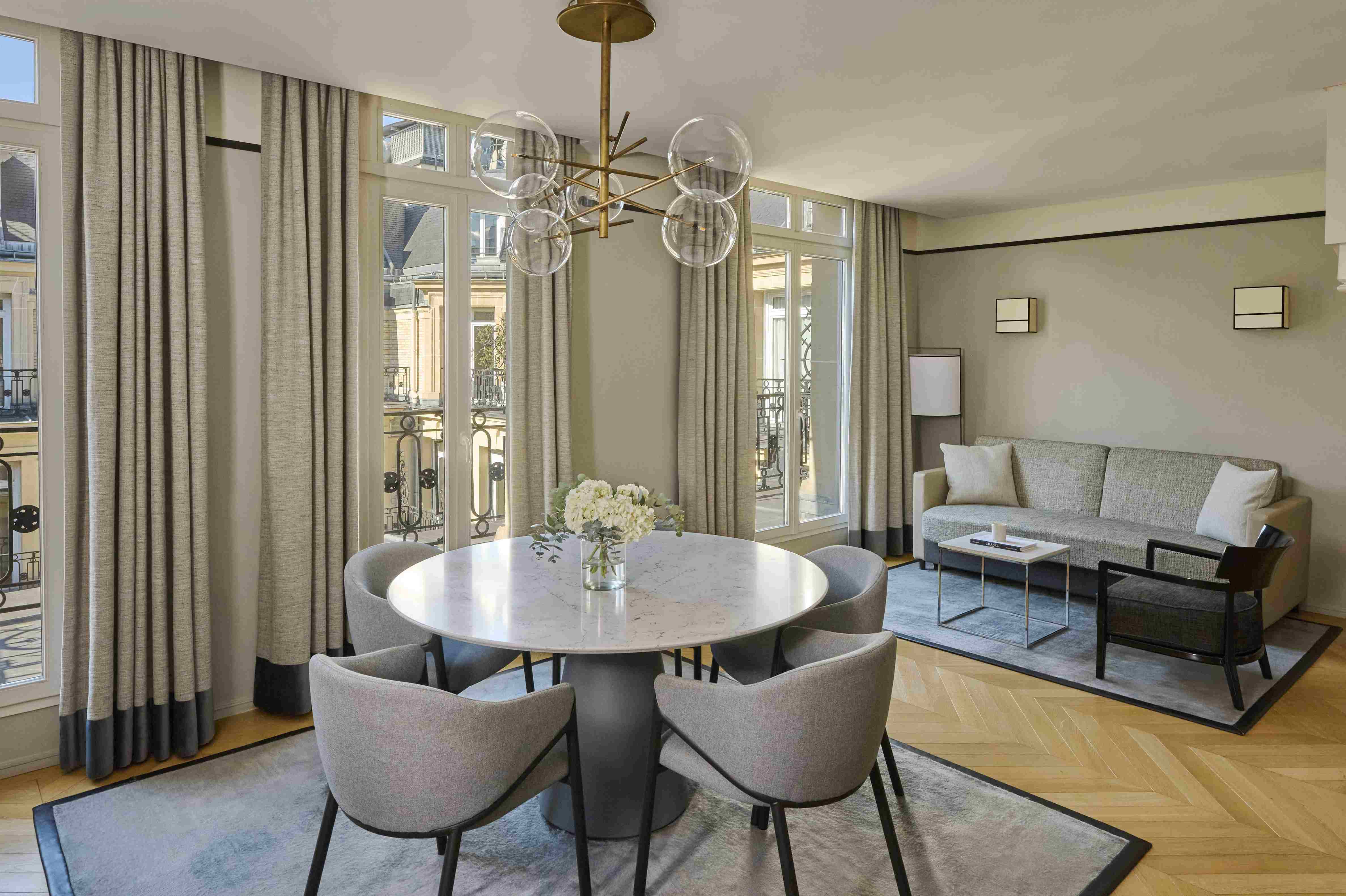 Overview of Two Bedroom Premier Suite, Serviced Apartment in Paris with City View