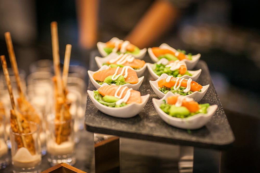 Canape at Caprilicious restaurant for breakfast at Capri by Fraser Frankfurt, Germany