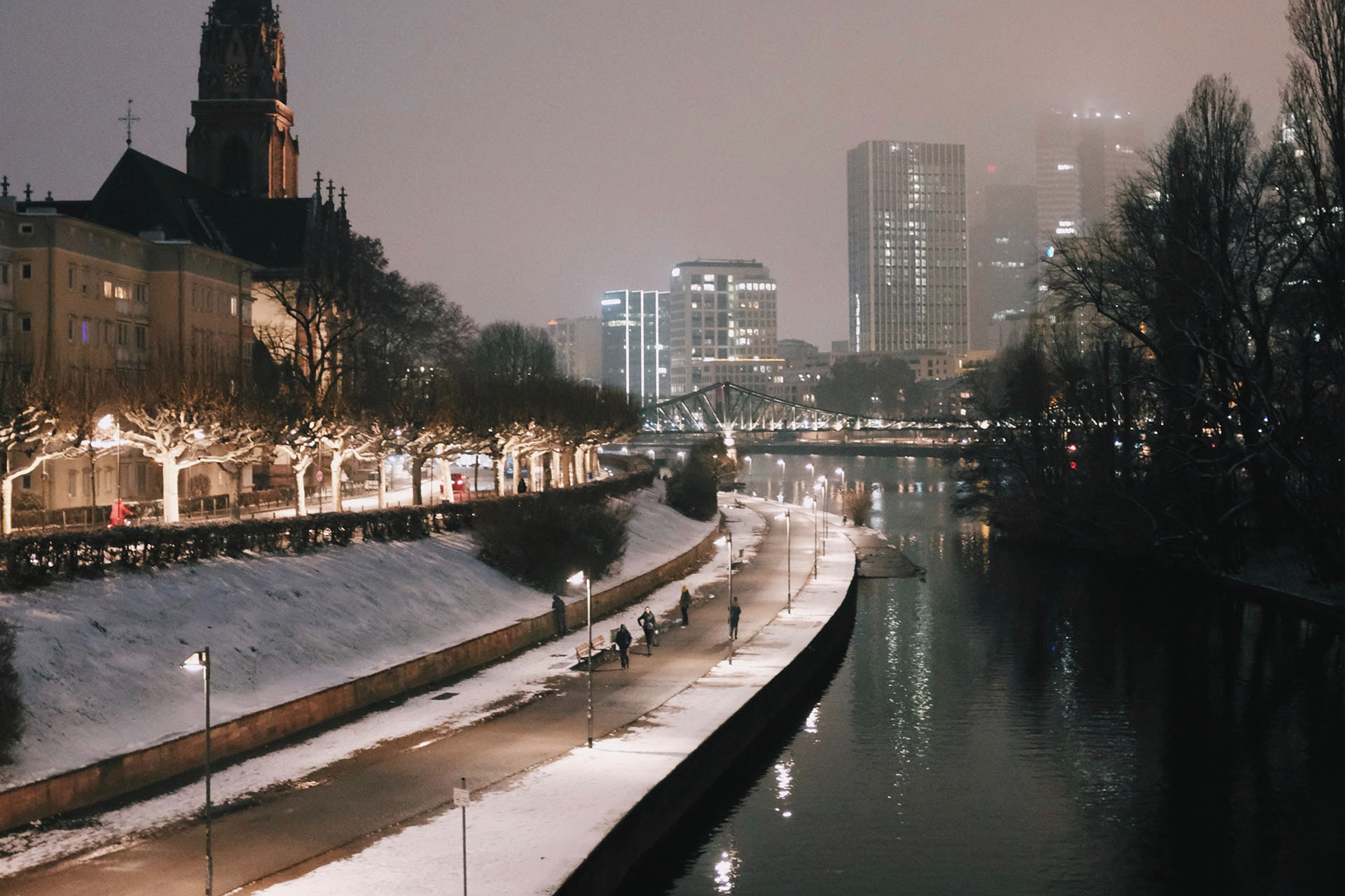 Frankfurt in Winter