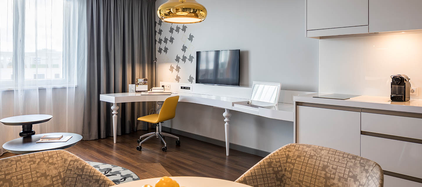 Overview of One Bedroom Deluxe Apartment in Frankfurt, Germany