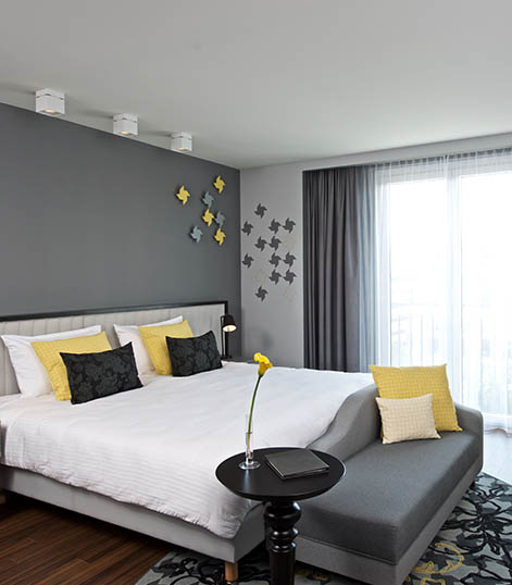 Bedroom of One Bedroom Executive Apartment in Frankfurt, Germany