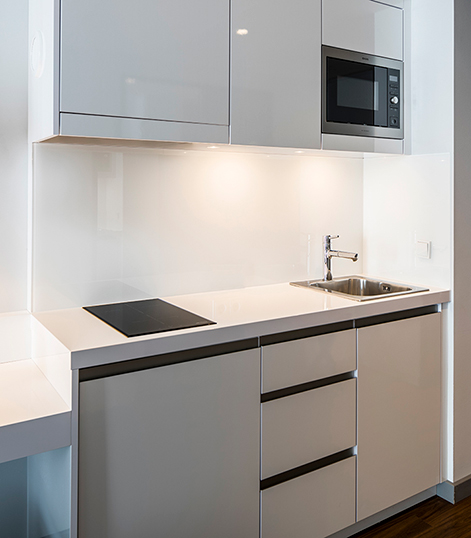 Kitchenette of Studio Executive Apartment of Capri by Fraser Frankfurt