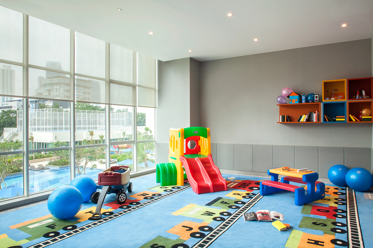 Indoor children’s playroom