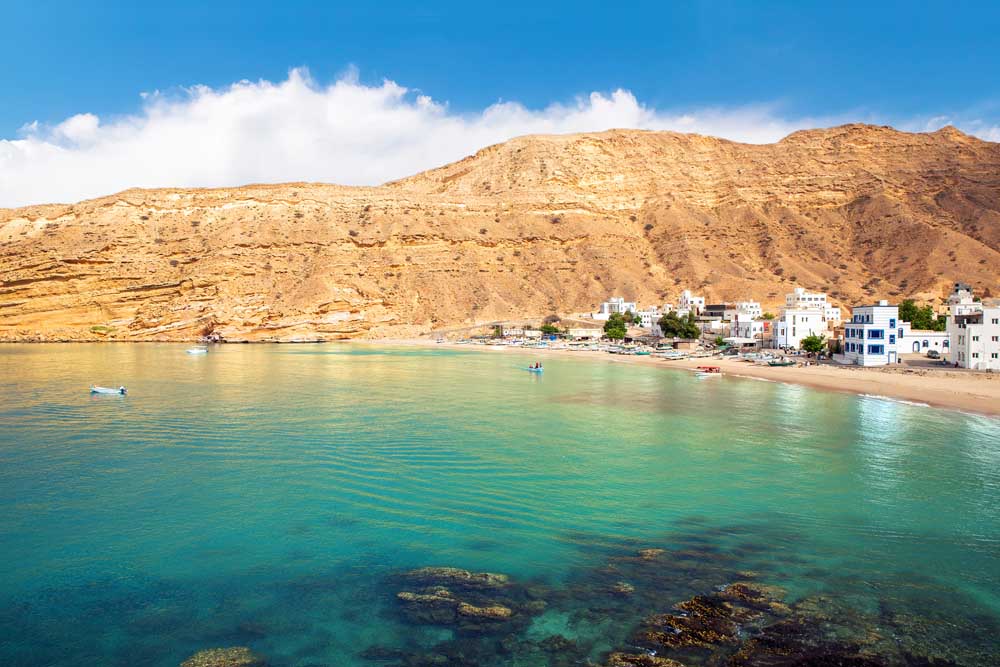 Qantab Beach, one of the best beaches in Muscat, Oman