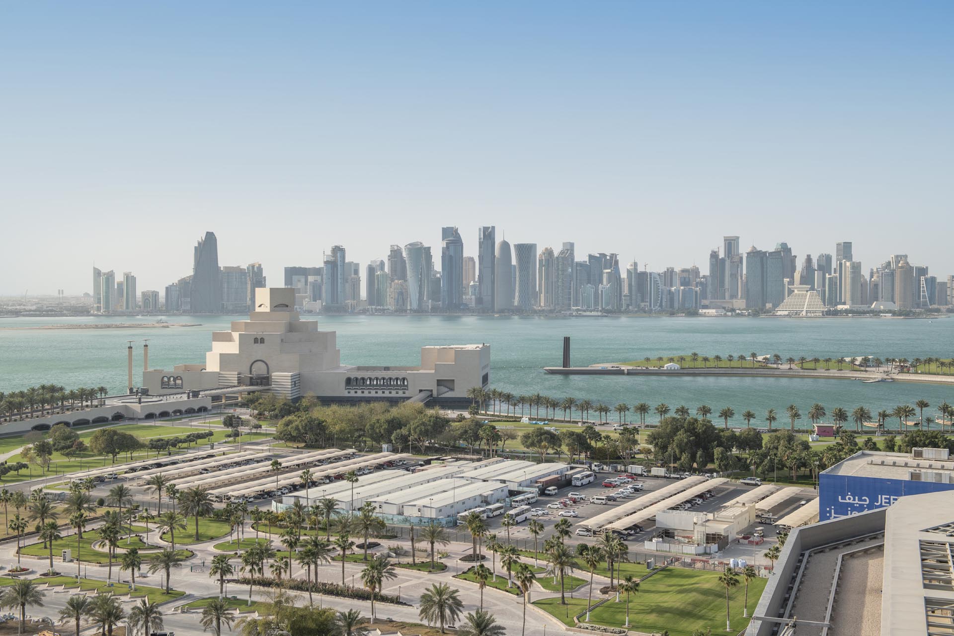 Overview of Doha from Fraser Suites serviced apartments