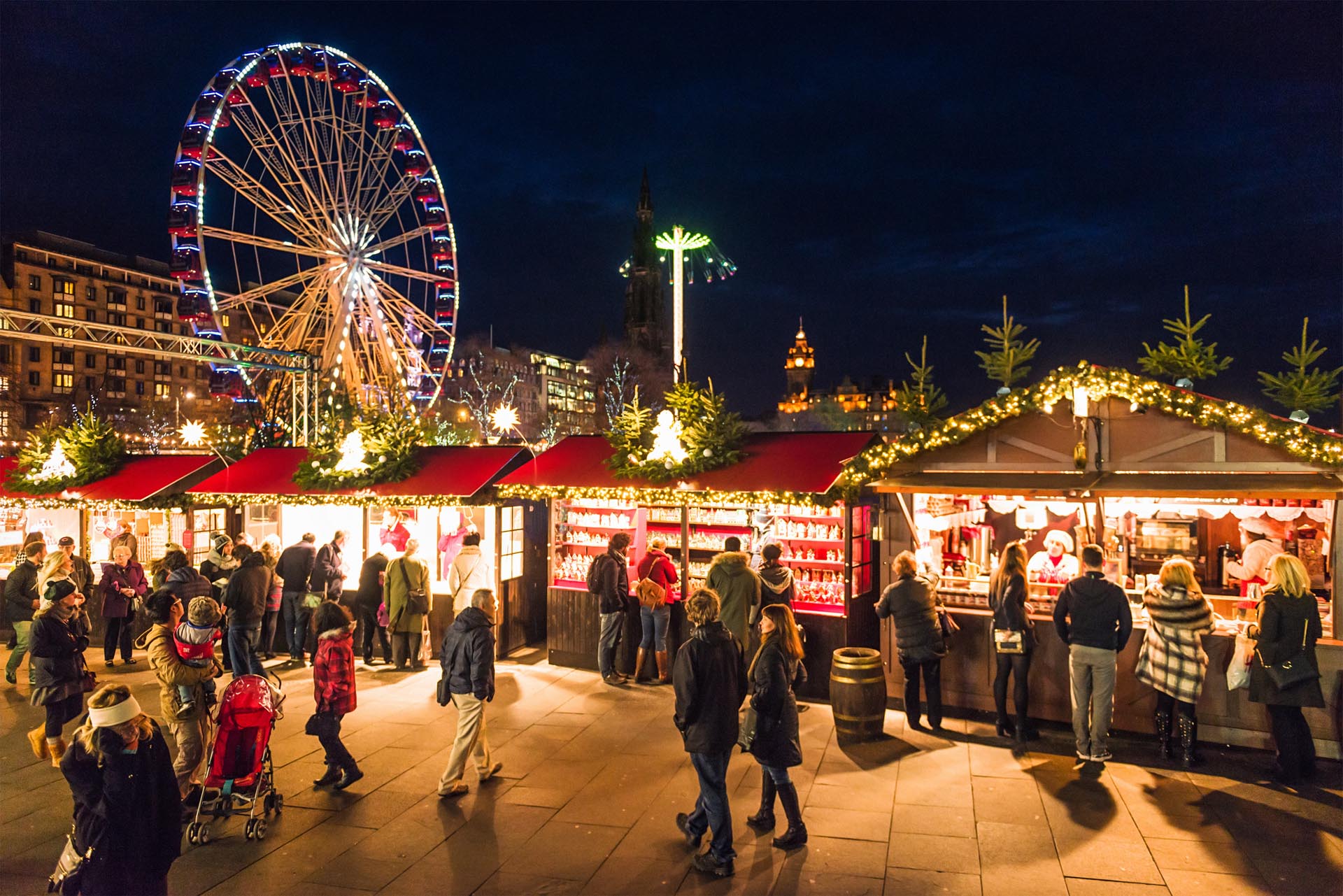 Edinburgh Christmas market 2023