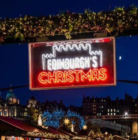 Edinburgh Christmas market 2023