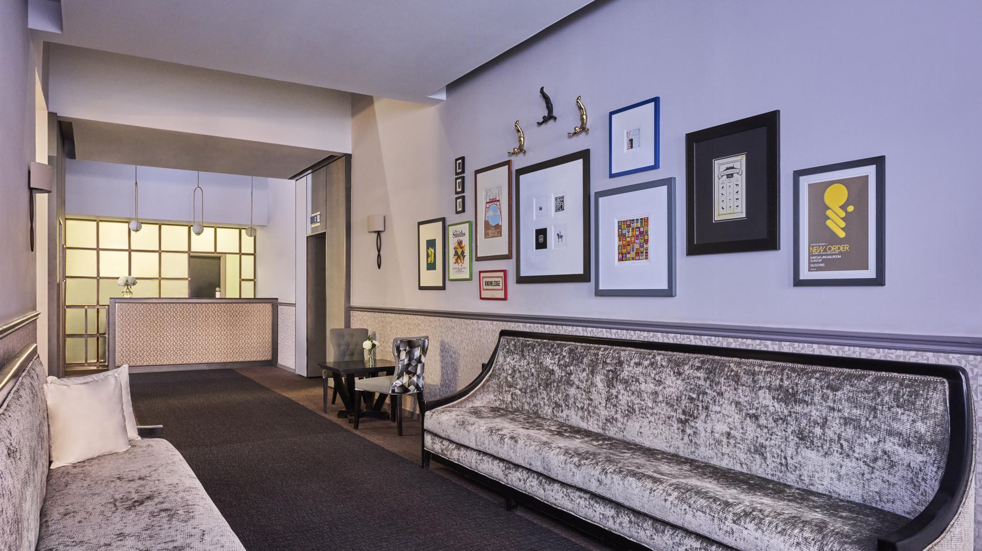 Lobby at fraser suites serviced apartments glasgow for corporate housing