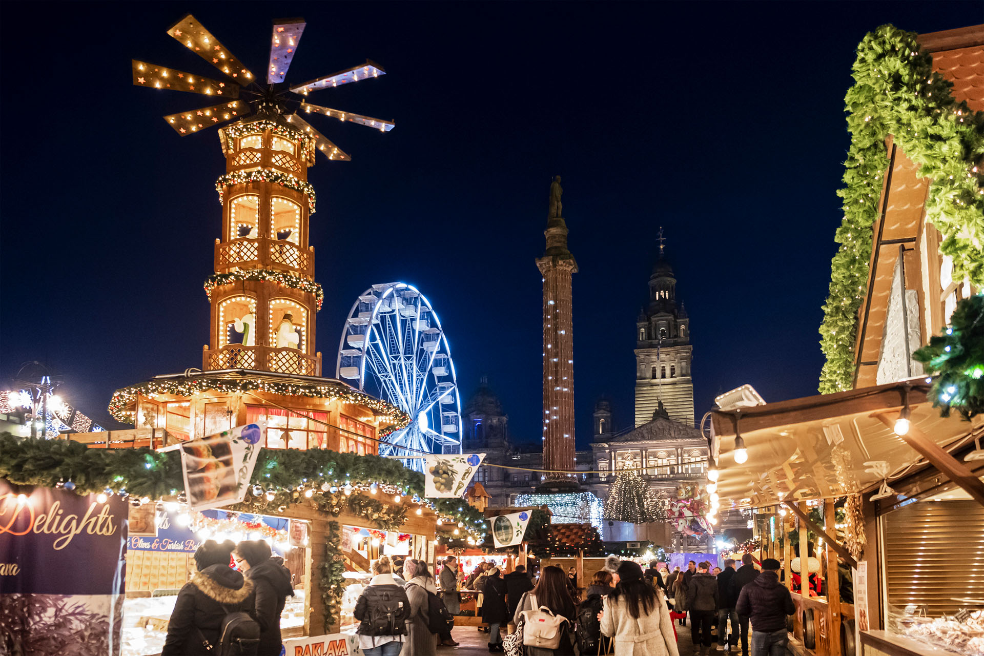 Glasgow Christmas market 2024