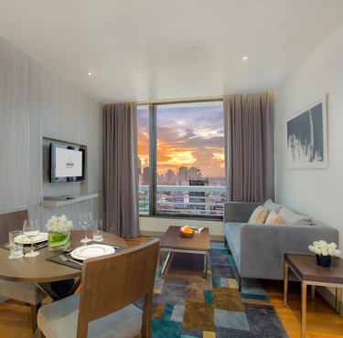 Three-Bedroom Family Apartment with Balconies