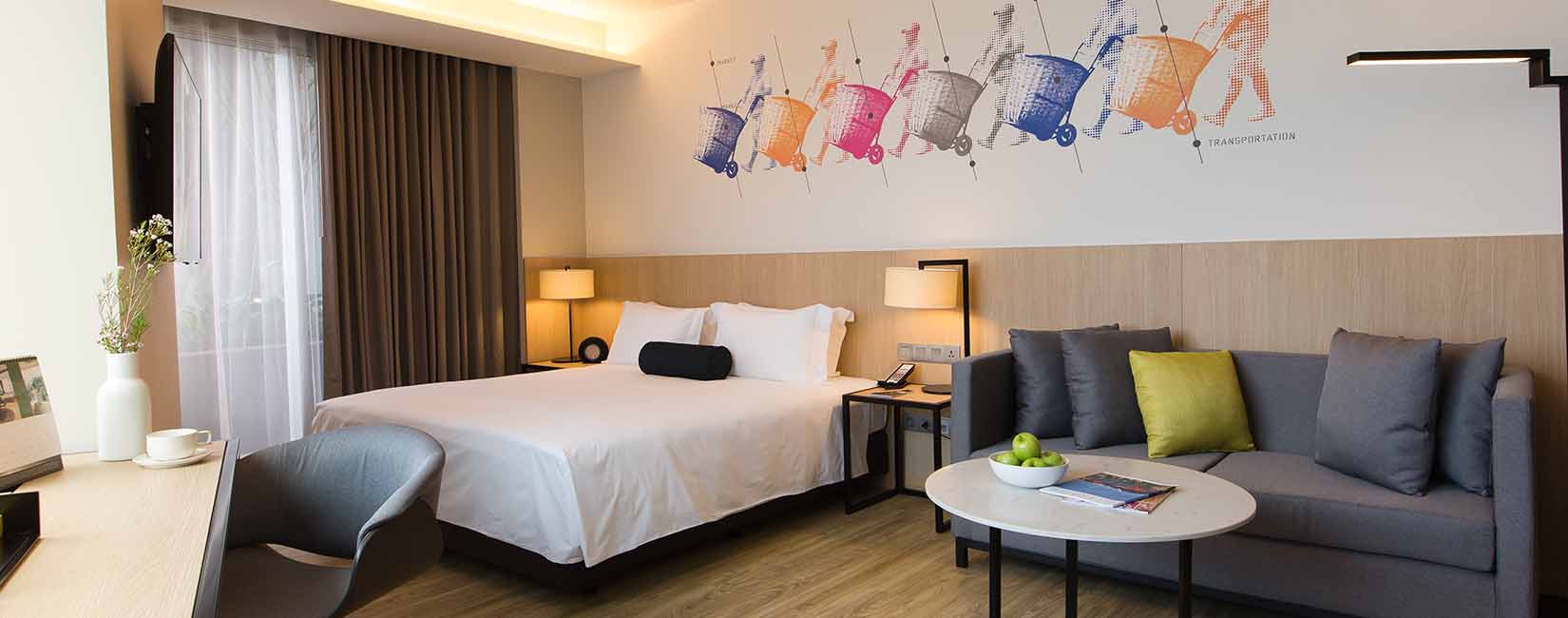 Studio Executive room at Modena by Fraser Bangkok