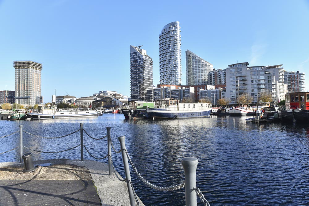 Riverside exercise at Fraser Place Canary Wharf serviced apartments