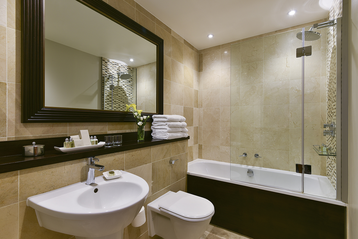 Bathroom of Studio Deluxe Serviced Apartments in Kensington, London