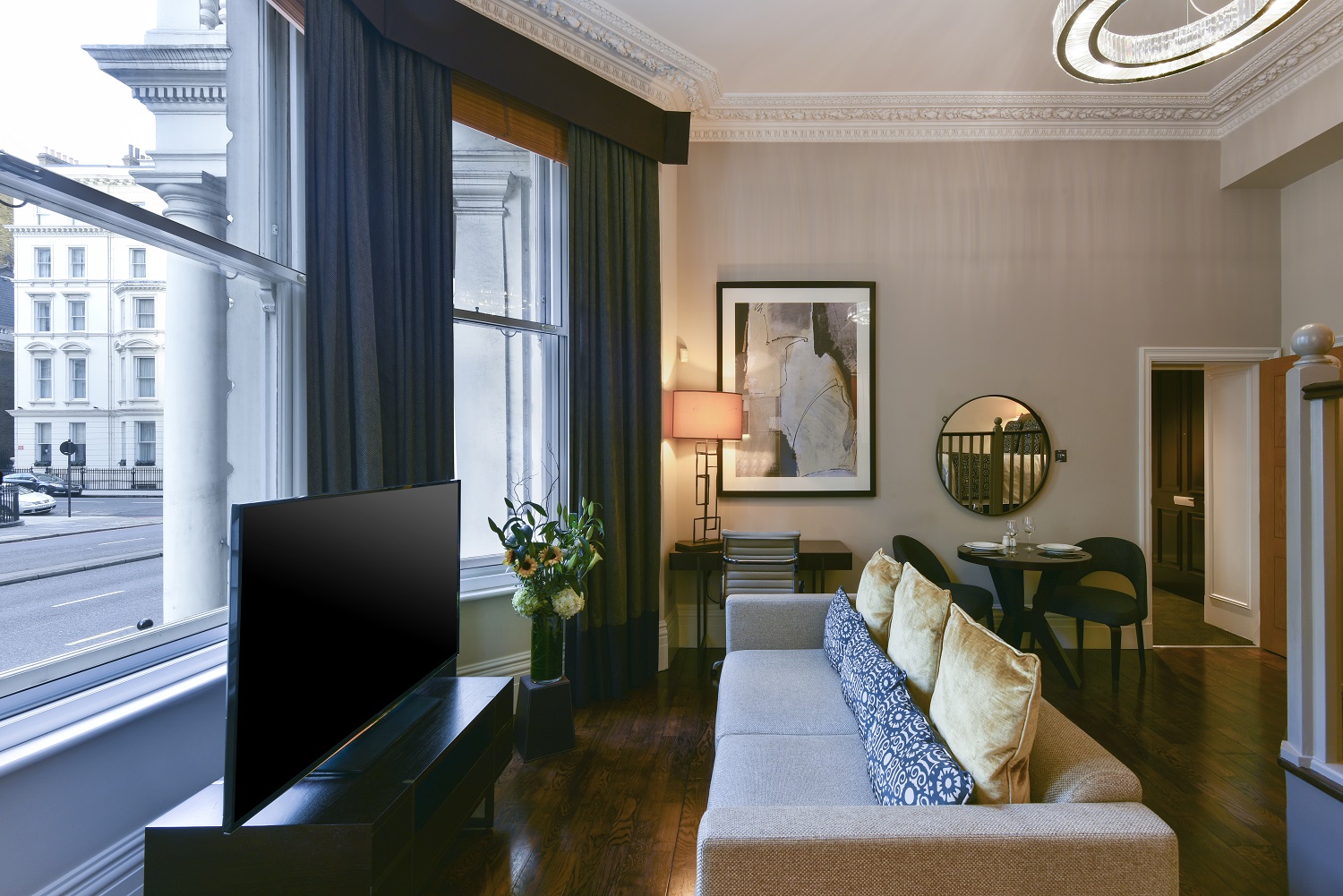 Living area of Studio Deluxe Serviced Apartments in Kensington, London