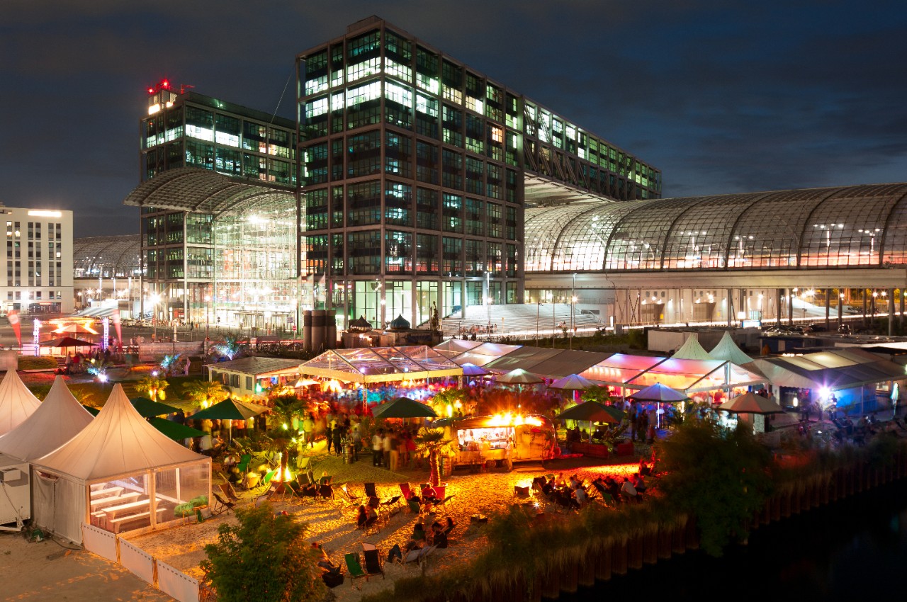One of the very popular beach clubs in Berlin