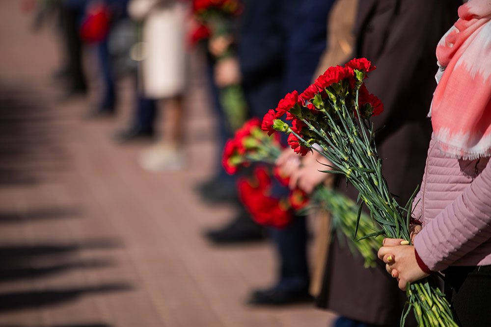 Memorial service at the anniversary of the Fall of the Berlin Wall
