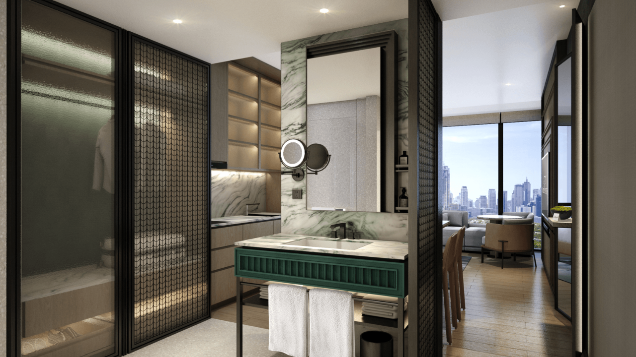 Fraser Suites Reserve Bangkok Room Rendering