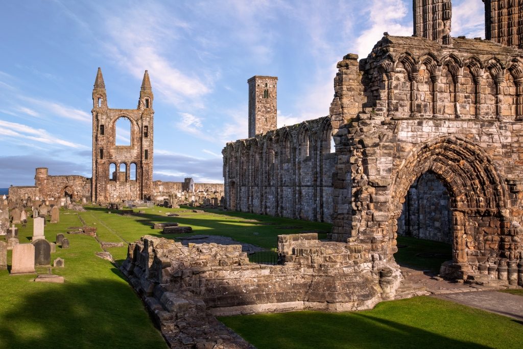 Ruins of St Andrews Cathedral, UK