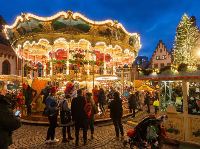 Christmas market in Frankfurt