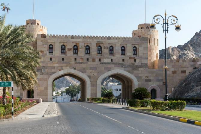 Muttrah Corniche in Muscat, Oman