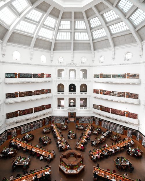 The State Library of Victoria in Melbourne, Victoria, Australia