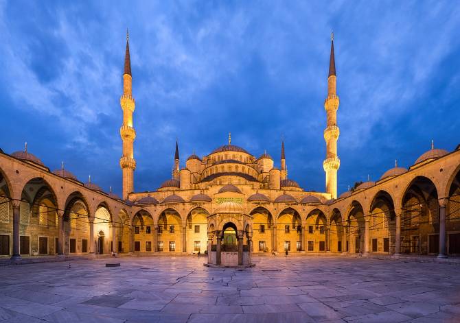 Blue Mosque or Sultan Ahmed Mosque in Istanbul, Turkey