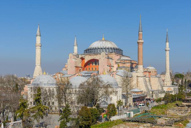 Hagia Sophia museum in Istanbul, Turkey