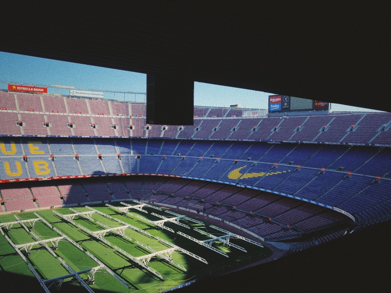 Camp Nou in Barcelona, Spain