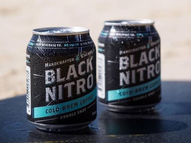 Byron Beverage Co. Black Nitro, Australia’s first organic nitrogen-infused cold brew in a can