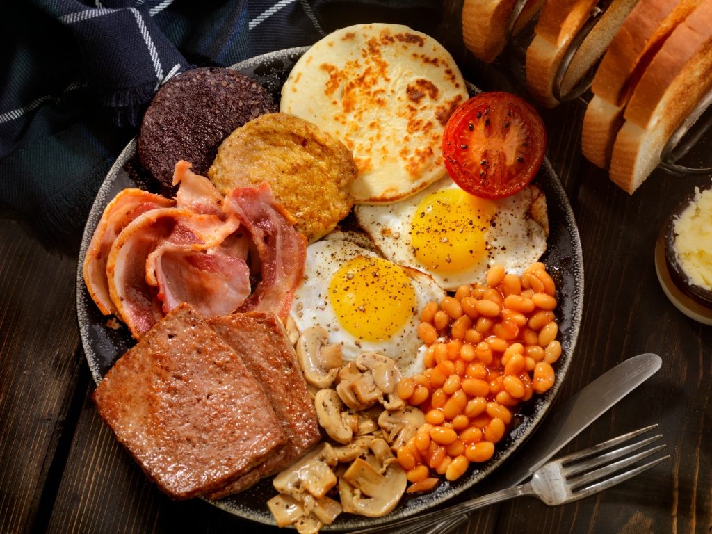 A full English Breakfast in England