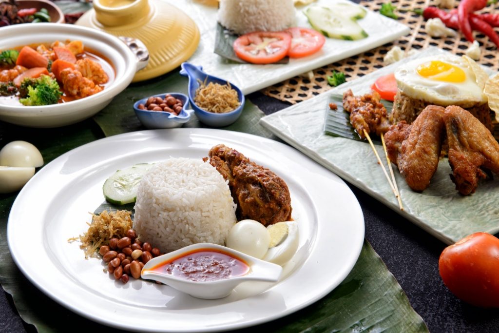Nasi Lemak, arguably Malaysia's national dish