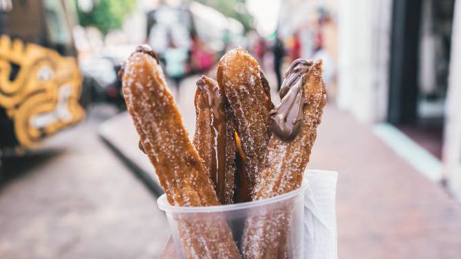 Churros con Chocolate from Spain
