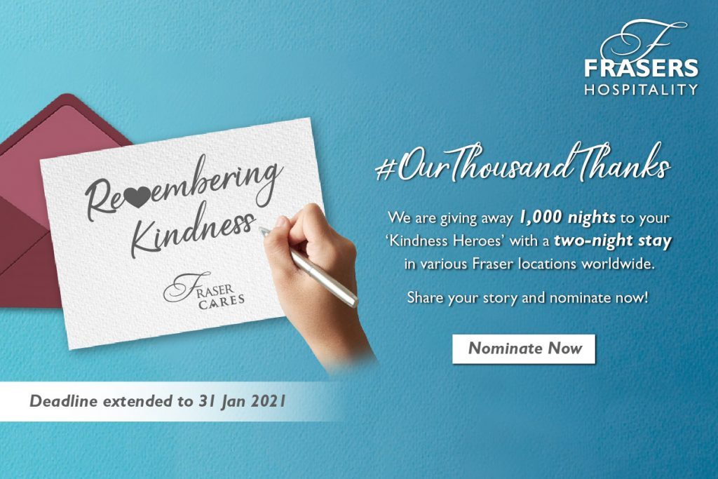 Nominate your everyday hero as a 'Kindness Hero' in #OurThousandThanks.