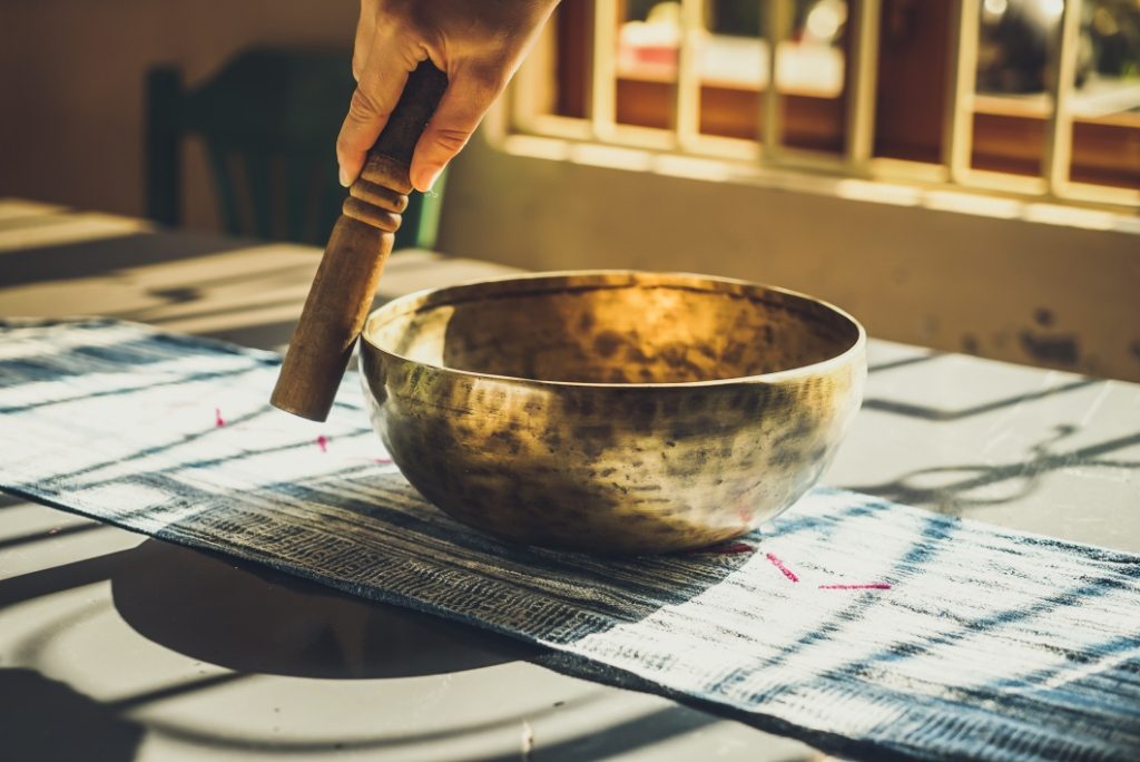 tools used for sound baths