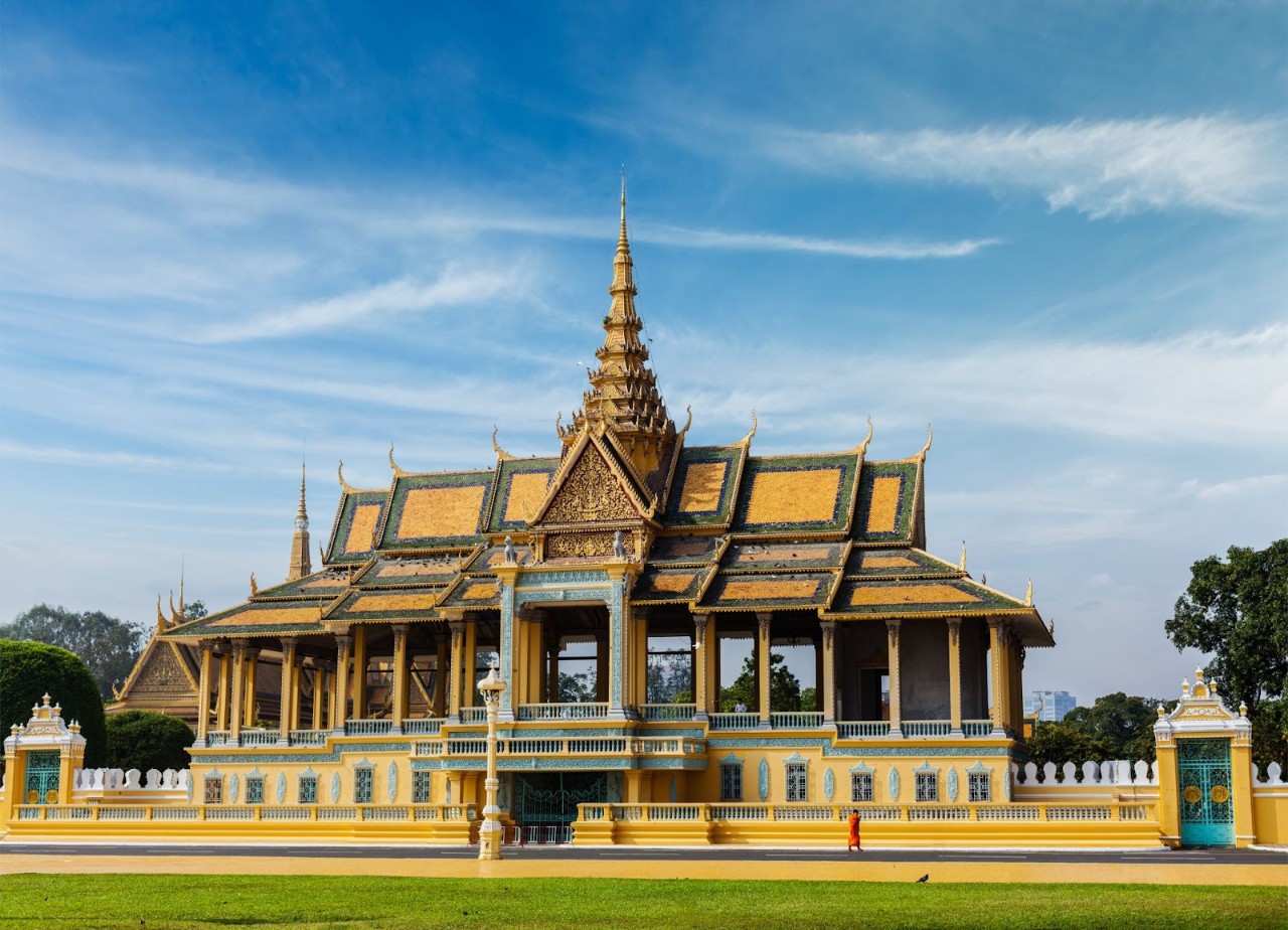 Image of the Royal Palace in Phnom Penh.