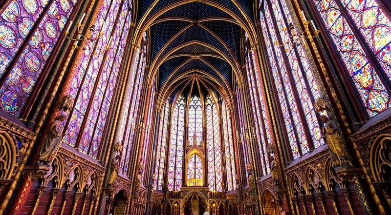 Sainte-Chapelle, instagrammable places in Paris
