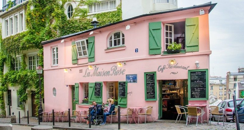La Maison Rose, instagrammable places in Paris