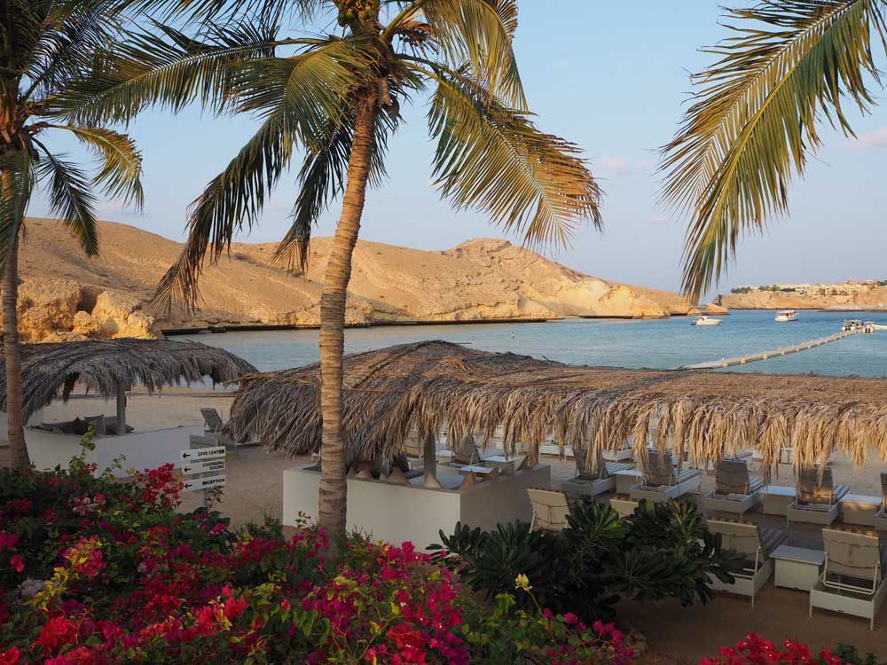 Muscat coastal beach in Oman