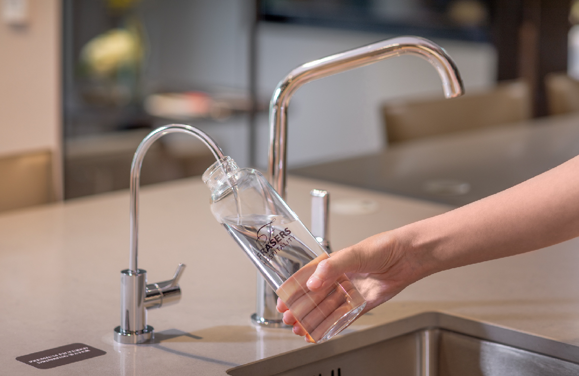 sustainability filtered drinking water 