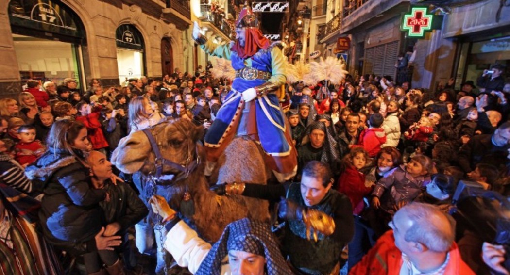 Festa Dels Tres Tombs festival in Barcelona in Winter