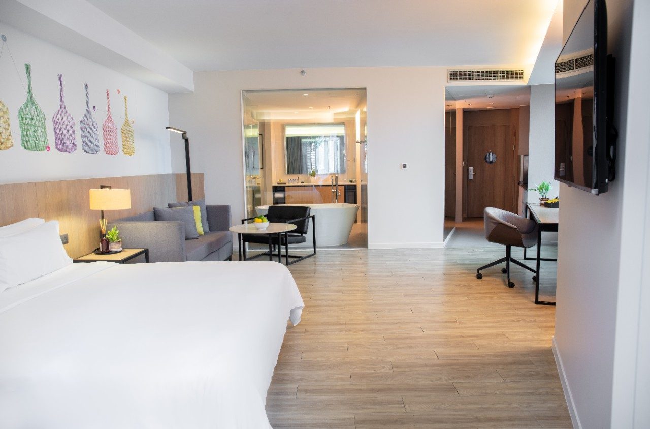 Studio room at Modena by Fraser Bangkok hotel